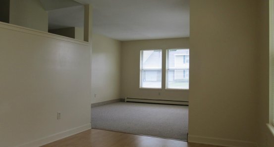 Dining and living rooms